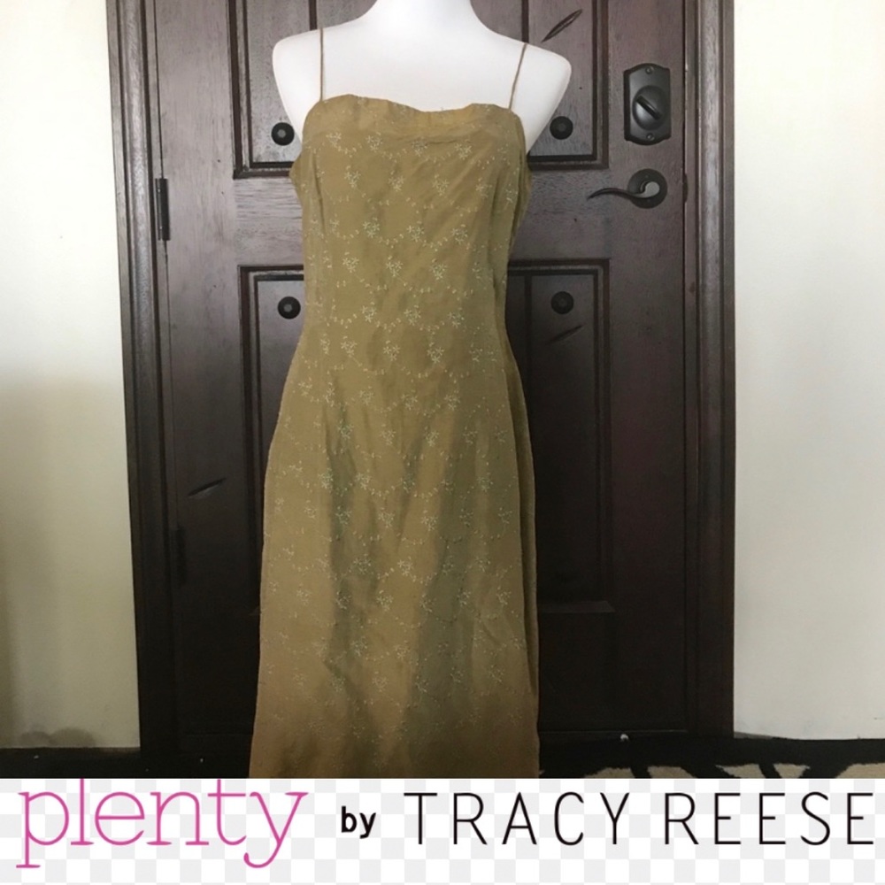Casual silk cotton blend dress